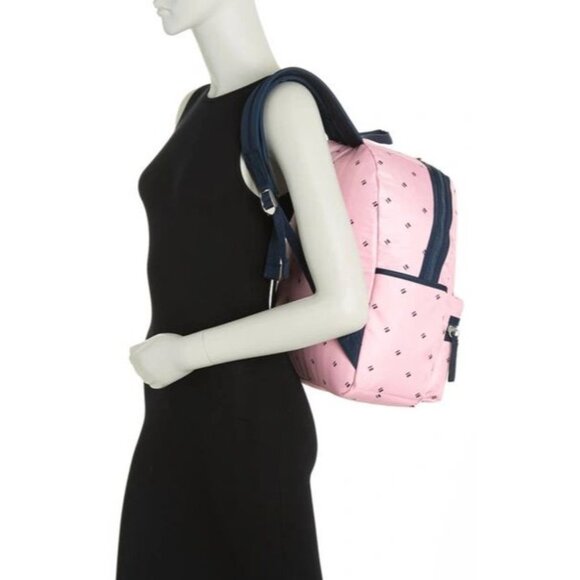 Tommy Hilfiger Pink Portland Navy Blue Large Backpack Laptop Case School Bag main image 16